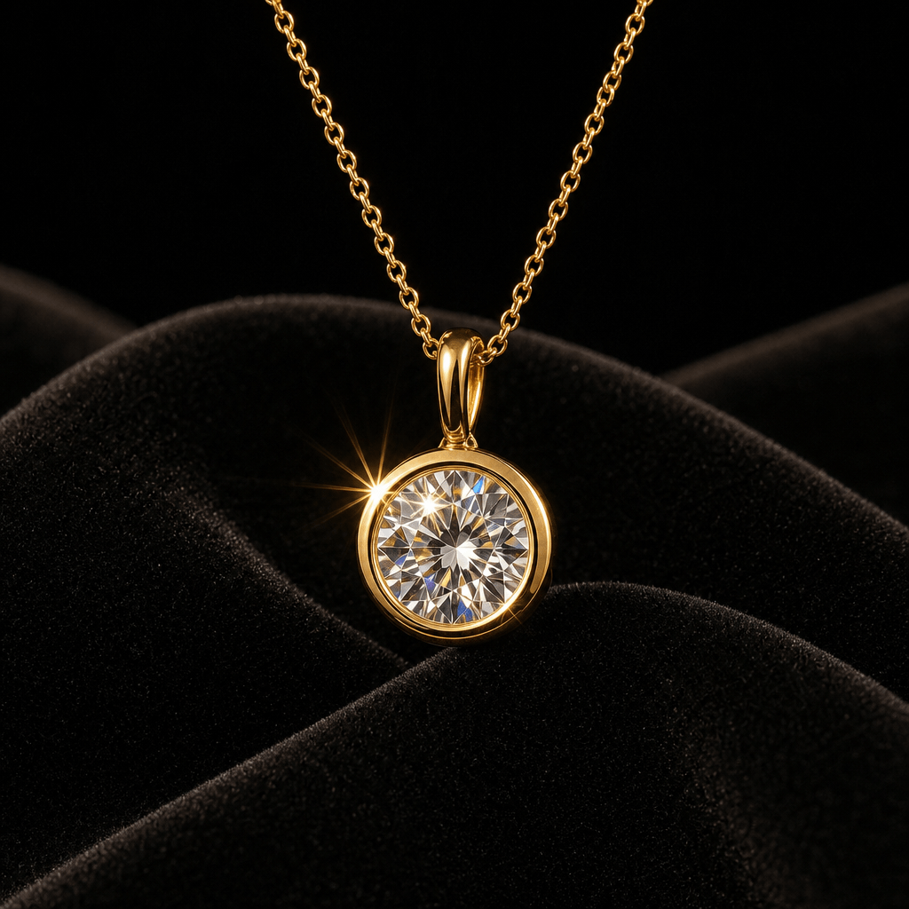 Tiffany & Co. Diamond Bezel Pendant — consignment at Cranstoun Court Jewellers